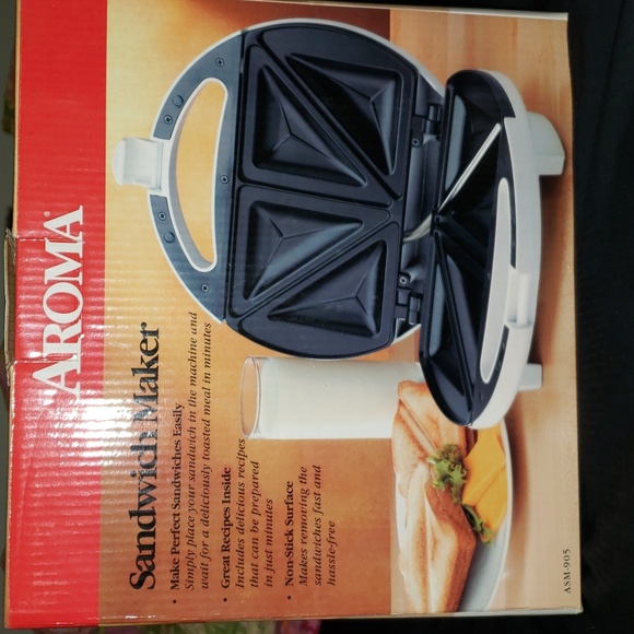 Aroma Sandwich Maker ASM-905 - Picture 1 of 5